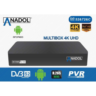 Anadol MULTIBOX 4K UHD E2 Linux Receiver DVB-S2 + DVB-C/T2 Tuner