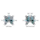 Polytron PODO 2 ST SAT-Antennen 4-Loch Stichdose/Stichleitungsdose