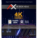 AX 4K-Box HD61 (UHD / 2160p) Linux E&sup2; Receiver mit...