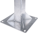 Dur-Line WHSF 85 XL galvanisierter Stahl Wandhalter 53-85 cm Wandabstand (ausziehbar)