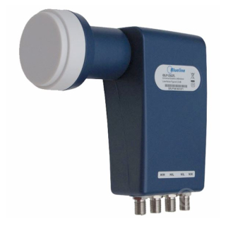 BlueLine IDLP-23QTL Quattro LNB (0,2dB, 40mm Feedaufnahme)