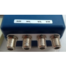 BlueLine IDLP-23QTL Quattro LNB (0,2dB, 40mm Feedaufnahme)