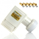 Anadol Unicable LNB 8x Unicable + 2x Legacy-Ausgang LTE...