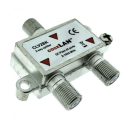 co@xLAN 2-fach Verteiler CLV2BK (2-1000MHz / DC-f&auml;nig in beide Richtungen / Fernspeise-tauglich f&uuml;r Remote-Stromversorgung)