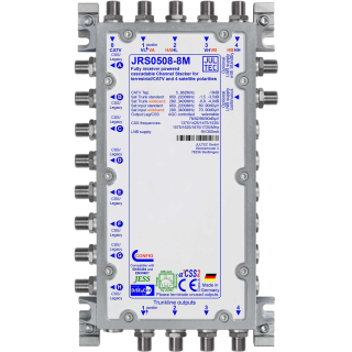 Jultec JRS0508-8M - Unicable Multischalter (8x8 UBs/IDs/Umsetzungen- a&sup2;CSS2 Technologie)