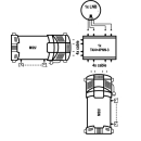 EMP Centauri T 4/8 PNN-3 passiv Splitter/Verteiler