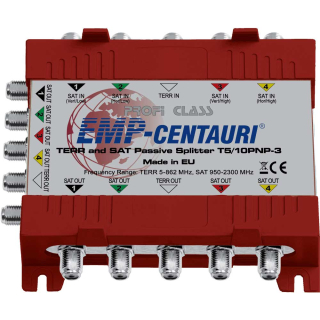 EMP Centauri T 5/10 PNN-3 passiv Splitter/Verteiler (mit Terrestrik)