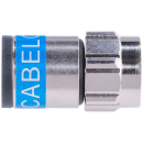 Cabelcon F-6-TD SELF INSTALL 5.1 NI True Drop / F-Kompressionsstecker f&uuml;r RG6 Koaxkabel (F-Stecker)