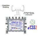 Jultec JPS0501-16T/M (Gen 2) Unicable/JESS Multischalter (1x16 UBs/IDs/Umsetzungen- a&sup2;CSS2 Technologie)