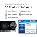 Silicon Power A55 SSD interne Festplatte 1000GB (1TB), 2.5 Zoll, SATA III 3D NAND SLC Cache Performance Boost