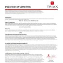 Triax original LNB-Halterung f&uuml;r TD- Serie (LNB-Holder TD54, TD64, TD78, TD88, TD110 )