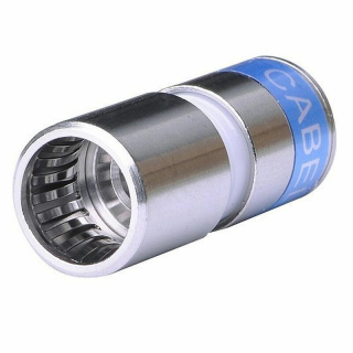 Cabelcon F-SC-56-CX3 5.1 SHORT - Quick Mount F-Kompressionsstecker f&uuml;r RG6 (7mm) Koaxkabel (wasserdicht)
