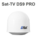 EPAK TVRO DS6 Pro / DS9 Pro / DS13 Pro mit Quattro-LNB - digitale 60/90/130cm Schiffsantenne (selbst ausrichtend und nachf&uuml;hrend / Binnen-/See-/Meer-Schifffahrt)