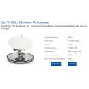 EPAK TVRO DS6 Pro / DS9 Pro / DS13 Pro mit Quattro-LNB - digitale 60/90/130cm Schiffsantenne (selbst ausrichtend und nachf&uuml;hrend / Binnen-/See-/Meer-Schifffahrt)