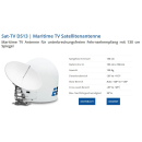 EPAK TVRO DS6 Pro / DS9 Pro / DS13 Pro mit Quattro-LNB - digitale 60/90/130cm Schiffsantenne (selbst ausrichtend und nachf&uuml;hrend / Binnen-/See-/Meer-Schifffahrt)