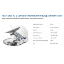 EPAK VSAT DSi9 KU Pro - digitale 90cm Internet Schiffsantenne (selbst ausrichtend und nachf&uuml;hrend / Binnen-/See-/Meer-Schifffahrt)