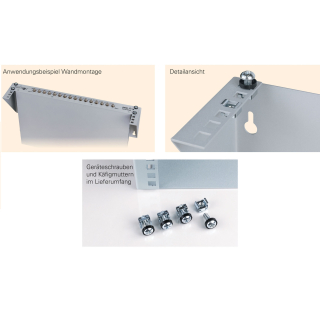 Polytron WM 19 - 2 RU 19" Wandhalterung f&uuml;r 2 HE