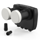 Astra/ Hotbird Satanlage f&uuml;r 2 Teilnehmer (Dur-Line 85/90 Select Antenne + Dur-Line MB6-TW Monoblock Twin LNB)