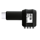 GigaBlue Ultra Rocket Quattro-LNB (Raketenfeedhorn ( 0.1dB)