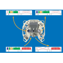Jultec JAD317TSM Durchgangs Antennendose (17dB D&auml;mpfung / erweiterter CATV Bereich bis 1218 MHz / DOCSIS 3.1 + 4.0 tauglich))