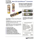 Cabelcon FM-RG11-CX3 QM 7.5 - Quick Mount F-Stecker RG11...