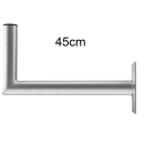 Stahl-Wandhalter (feuerverzinkt) 20/25/35/45/60/75cm Wandabstand (Dur-Line WHSF-Serie)
