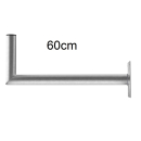 Stahl-Wandhalter (feuerverzinkt) 20/25/35/45/60/75cm Wandabstand (Dur-Line WHSF-Serie)