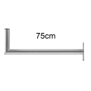 Stahl-Wandhalter (feuerverzinkt) 20/25/35/45/60/75cm Wandabstand (Dur-Line WHSF-Serie)