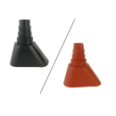 Gummi- Mastmanschette universell (schwarz oder rot)