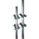 Mast- Doppelschelle 8-fach