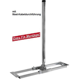 Dachsparrenhalterung STABILO 48/100 (Auf- und Unterdachhalterung) mit Mast-Kabeldurchf&uuml;hrung