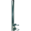 Alu- Mast f&uuml;r Balkongel&auml;nder / Mastverl&auml;ngerung mit Zahnschelle 80cm (vertikale und horizontale Befestigung)