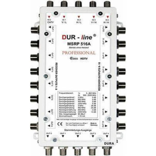 DUR-LINE MSRP 516A Professional Multischalter 5/16 f&uuml;r Betrieb ohne Netzteil (kaskadierbar)