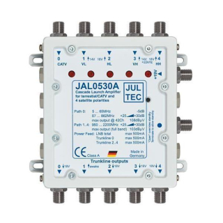 Jultec JAL0530AN Kaskadenstartverst&auml;rker 30dB mit Netzteil (Amplifier Launch 5-fach)