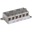 Verteiler 4-fach SAT- tauglich (kleine Bauform)